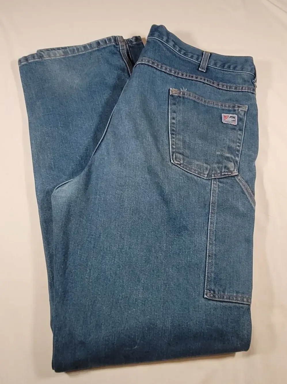 Tyndale FRMC Carpenter Med Wash Jeans FR290T Flame Resistant Men's Size W42/L38